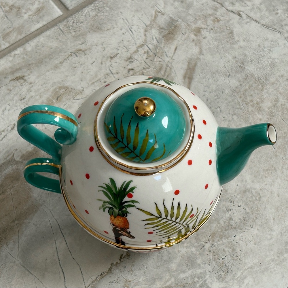 NWT Anthropologie Yvonne Ellen Giraffe Tea For One Set Teapot And Cup - Picture 5 of 10